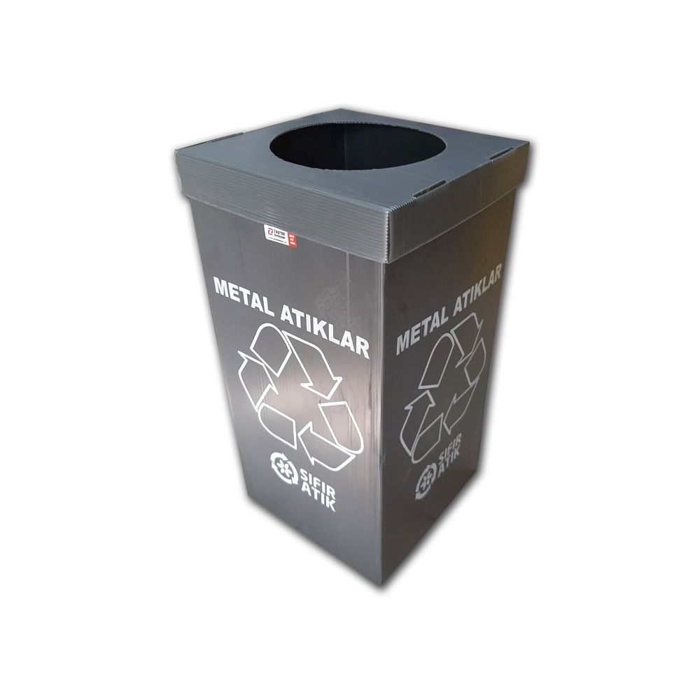 Plastik Metal Atık Kutusu