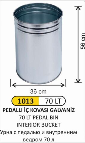 70 Lt Pedallı İç Kova