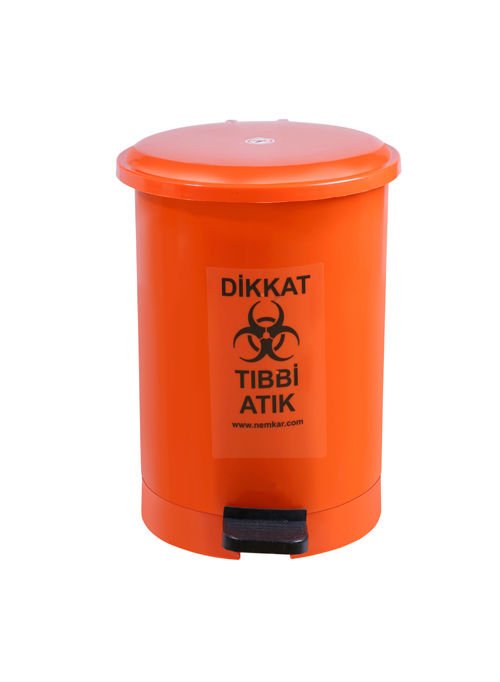 Tıbbi Atık Kova Pedallı 40 Lt