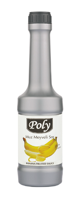 Poly Muz Meyve Püresi 1000 Gr