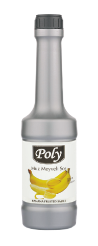 Poly Muz Meyve Püresi 1000 Gr
