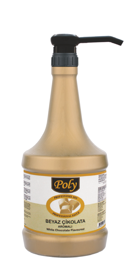 Poly Beyaz Çikolata Profesyonel Sos 2,5 Kg
