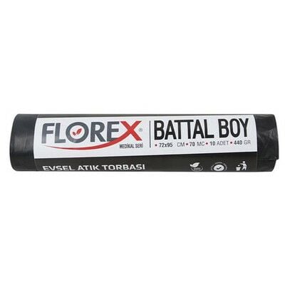 Evsel Atık Baskılı Battal (Siyah) 440 Gr